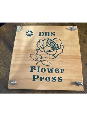 Wooden DBS Flower Press Flowers and Leaves